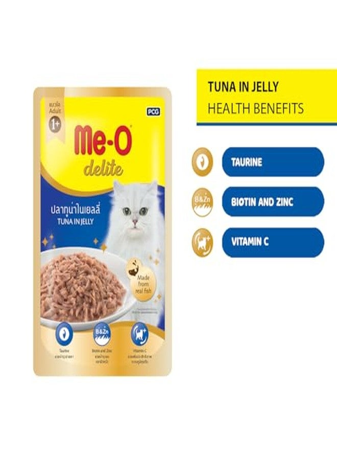 ME-O Delight Pouch Tuna in Jelly 70G, Wet Food, Pack of 12 (70G X 12, 840G) - Image 2